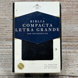 Holman Reina-Valera 1960 Spanish Bible Compact Large Print Bonded Leather Black
